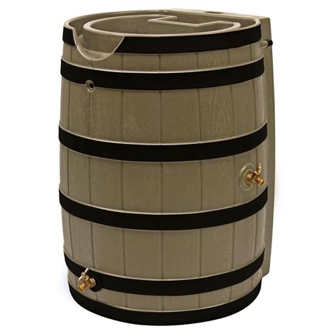 Home depot barrel - Home depot sells 3 different barrel so be sure to get the correct one. This one is 25.75in diameter. The 20 gal MacCourt pond liner is 25.75 in and will fit ...